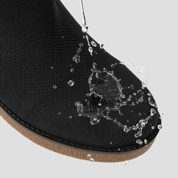 VIVAIA- Round-Toe Water-Repellent Faux Fur Boots (Camila) - Picture 3 of 4